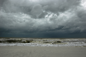 Photograph of Sanibel Island Stormy Beach