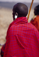 Photograph of a Maasi Man with an Earring