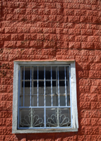 Photograph of Red Tin House siding