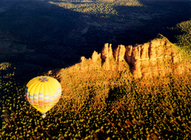 Photograph of Hot Air Balloon over Sedona, AZ