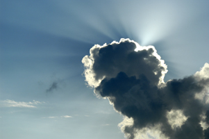 Photograph of Cloud Rays