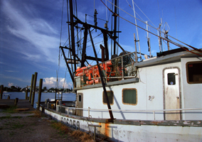 Photograph of a Shrimp Boat Ft Myers Beach Florida