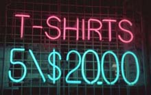 Photograph of T Shirts